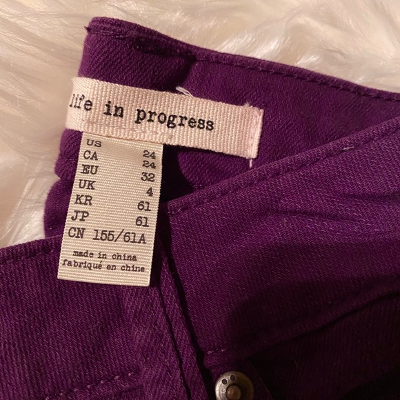💜Life in Progress Purple Pants - Picture 4 of 5